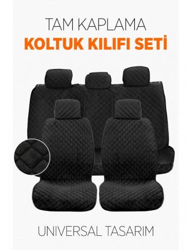 Oto Koltuk Kılıfı Ön Ve Arka Tam Koltuk Seti